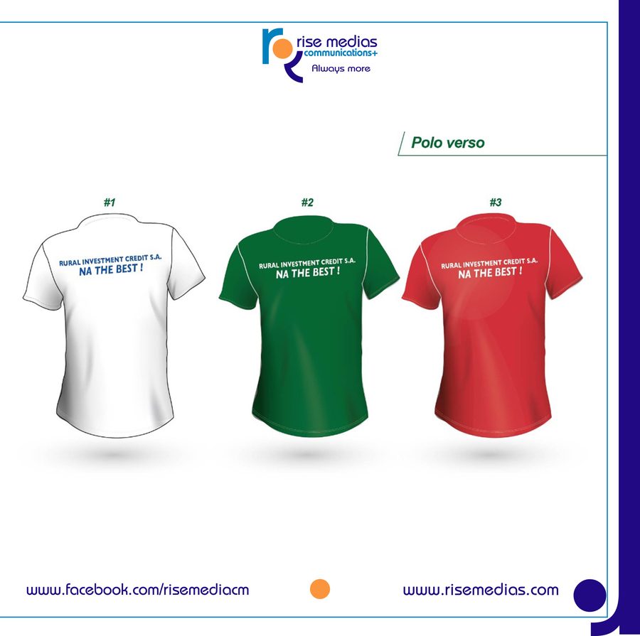 Polos personnalisés RIC Cameroon